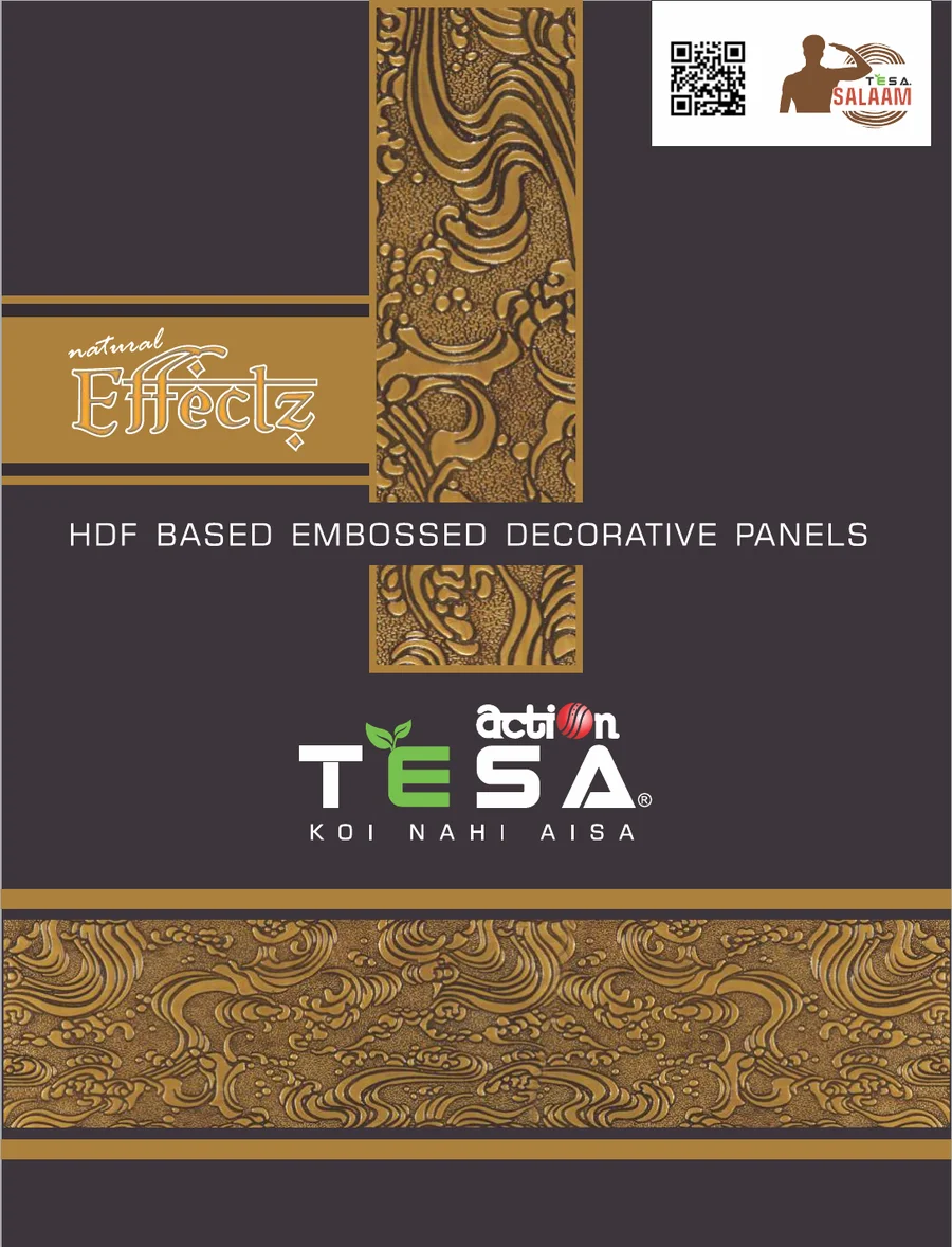 Embossed HDF Board Catalogue Cover